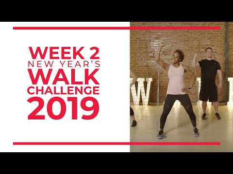 New Year's Walk Challenge 2019 - Week 2 | Walk at Home