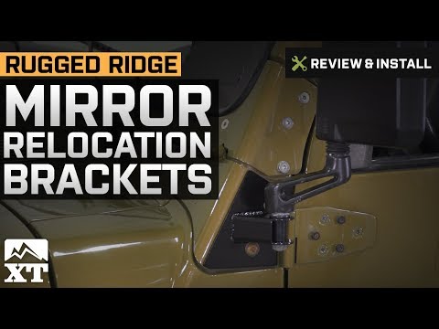 Jeep Wrangler Rugged Ridge Mirror Relocation Brackets (1997-2002 TJ) Review & Install