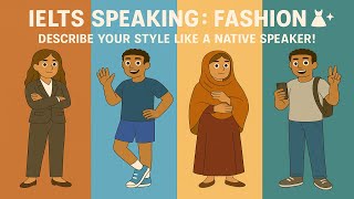 IELTS Speaking: Fashion & Clothing 👕 | Describe Your Style Naturally with Emma & Ben