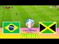 BRAZIL vs JAMAICA - Final Copa America 2024 | Full Match All Goals | Football Match