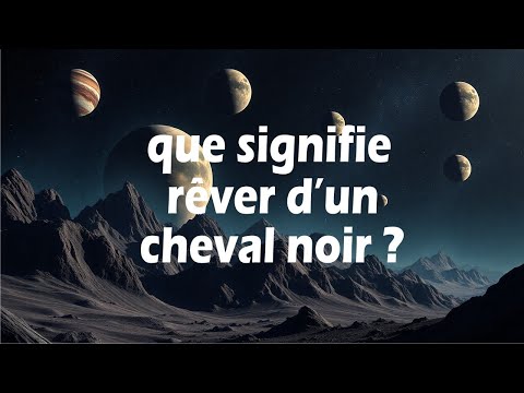 rêver d’un cheval noir : signification et interprétation
