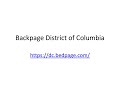 Backpage District of Columbia