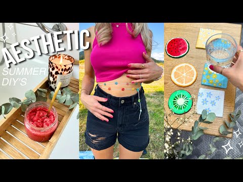 You MUST try these summer DIYs and products 🐚･ﾟ✧ AESTHETIC SUMMER DIYs 2023 - Cali Kessy