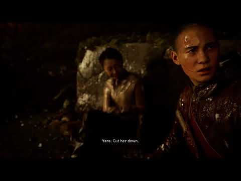 The Last of Us Part 2 - Yara & Lev saving Abby (PS4 game scene)