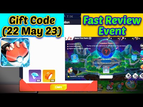 Gift Code(22 May 23) And Fast Review Event For Pokeverse world || monster gym championship