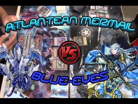 Yu-Gi-Oh Atlantean Mermail Vs Blue-Eyes - Full Match (October 2016)