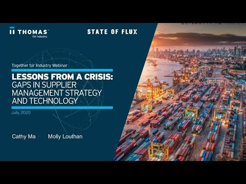 [Webinar] Lessons From a Crisis: Gaps in Supplier Management Strategy & Technology