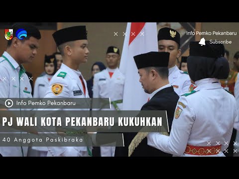 Pj Wali Kota Pekanbaru Kukuhkan 40 Anggota Paskibraka