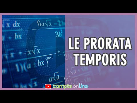 Définition et utilisation du prorata temporis