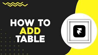 How To Add Table In Framer (Quick Tutorial)