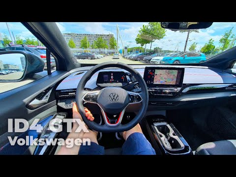 New Volkswagen ID4 GTX 2021 Test Drive Review POV