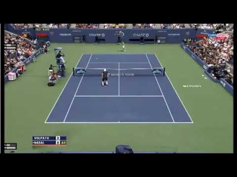 Novak Djokovic (SRB) v. David Ferrer (ESP) Highlights US Open 2012 compilation federer