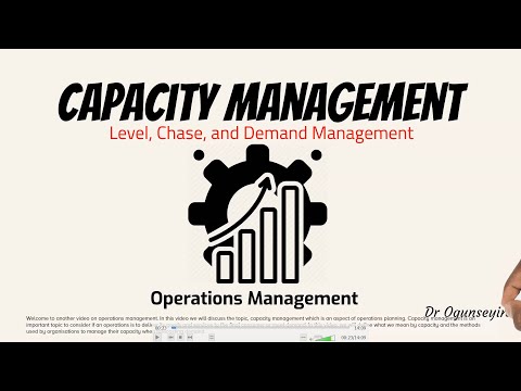 Capacity Management
