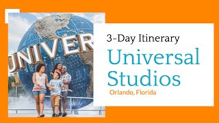 Universal 3 Day Touring Plan How To Get the Best Experience at Universal Studios Orlando In 3 Days