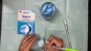 EYELASH EXTENSIONS | TAPE | Making the most out of your blue Nexcare tape!