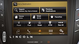SYNC 3® Navigation Overview | How-To | Lincoln