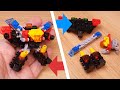 Micro LEGO brick 4 combiner transformer mech - Super Aslan (similar to GaoGaiGar)
