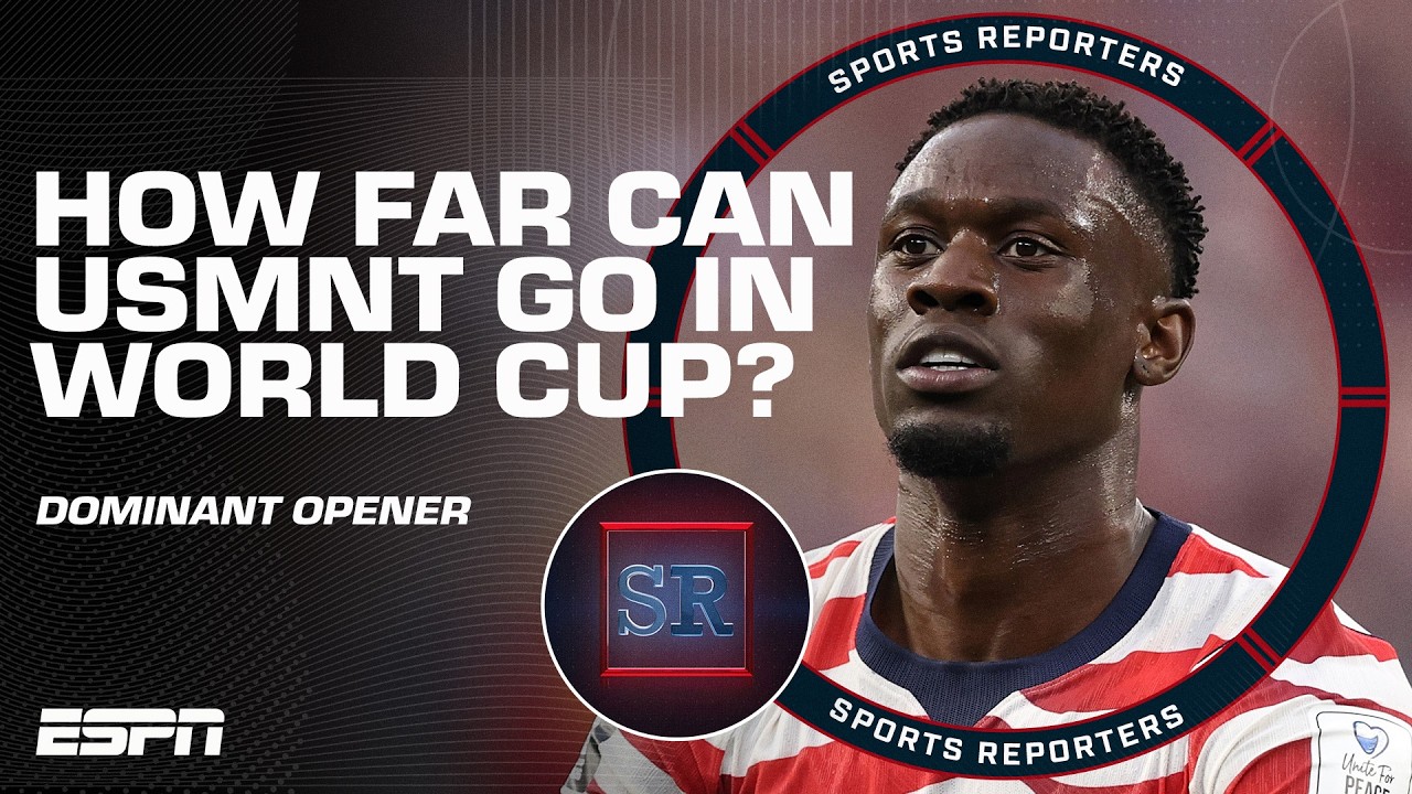 USMNT have 'REAL-WORLD EXPECTATIONS' to do something in the World Cup 👀 | The Sports Reporters