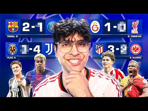 My Champions League Matchday 2 Predictions!