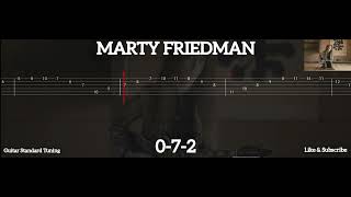 MARTY FRIEDMAN - 0 - 7 - 2 ( TAB GUITAR )