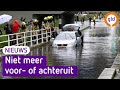 Vrouw zit met auto vast in tunnel na wolkbreuk in De Klomp