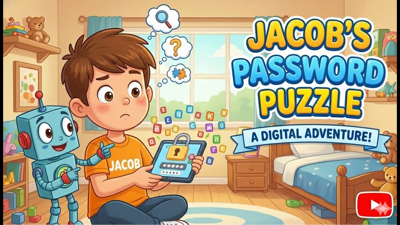 Jacob's Password Puzzle - A story about online safety and strong passwords