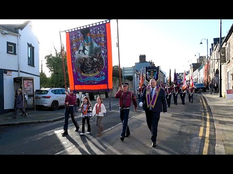 Comber Old Standard LOL567 Remembrance parade & Service 8th November 2025