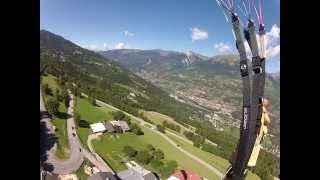 preview picture of video 'Paragliding - Prariond to Macot la Plagne, France'