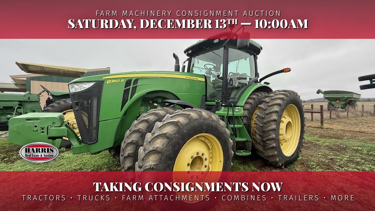 Farm Machinery Consignment Auction: Consign NOW!