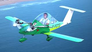 Small plane Air to Air   Cri Cri plane MC15 F-PITI