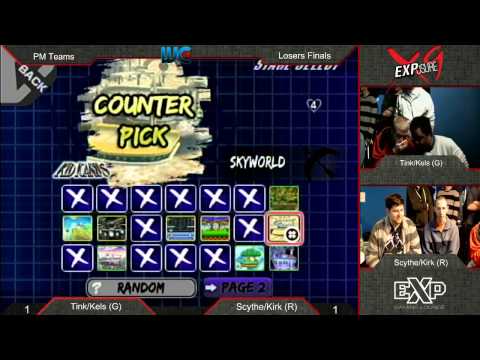 EXPosure 9 - Scythe/Kirk (Fox/Ganon/Bowser) vs. Kels/Tink (Falcon/Fox/Marth) PM Doubles Losers Final