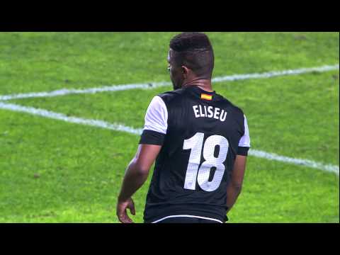 La Liga | Gol de Eliseu (0-2) en el Sevilla FC - Málaga CF | 15-12-2012 | J16