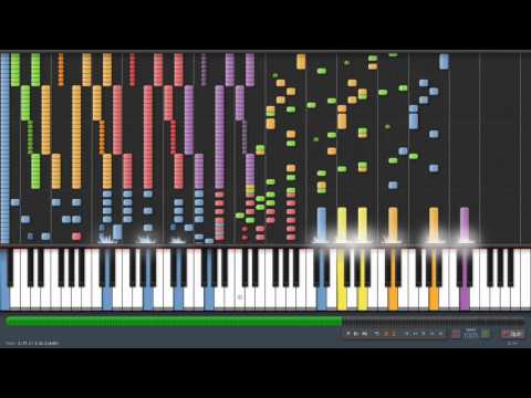 Synthesia goes crazy - Flandre Scarlet's Theme - TouHou 6 ReMix