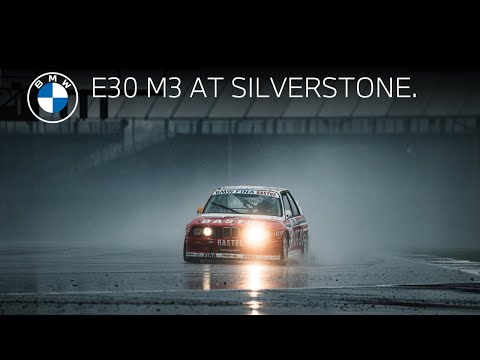 The Bastos E30 takes to the Silverstone track one again.