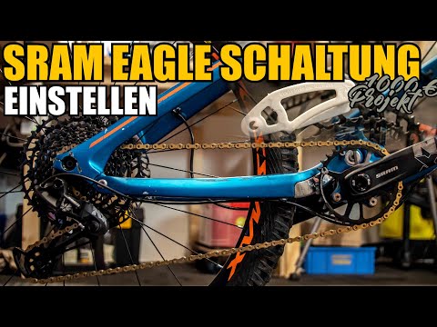 SRAM EAGLE Schaltung/Antrieb korrekt einstellen (mit und ohne chaingap tool)