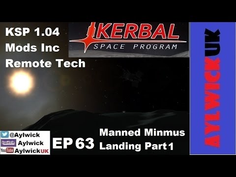 EP63 Kerbal Space Program Career 1.04 Minmus Landing Part 1 Sound problems corrected