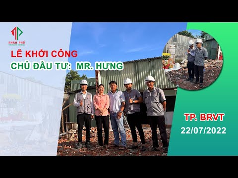 Lễ khởi công nhà anh Hưng tại TP. Vũng Tàu| NPconstruction| 0825 568 968 