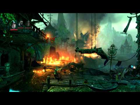Trine 2 Hardcore walkthrough, PS4 , Level 14 - Die Rückkehr der Helden - The Heroes Return - solo