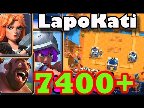 🔥Lapokati 7400+ gameplays 👈 TRIFECTA IS BACK!! - Clash Royale