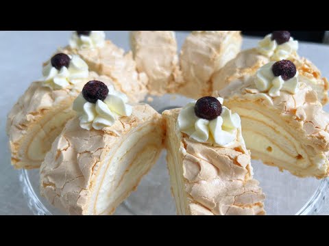 MERINGUE ROLL RECIPE – So Light, So Perfect! A Must Try Dessert!