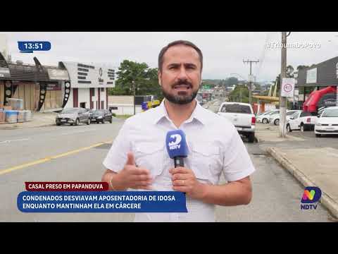 Casal é preso por manter idosa em cárcere em Papanduva