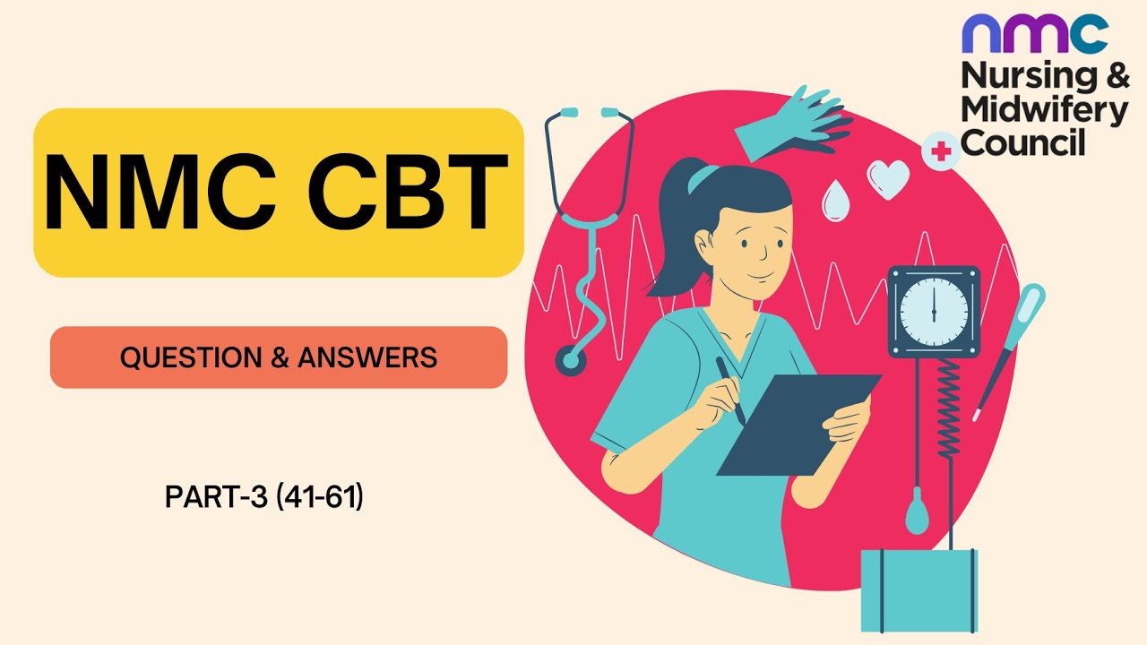 NMC CBT Mock Test 1 (41-60) MCQs Sample Questions Recent CBT Test