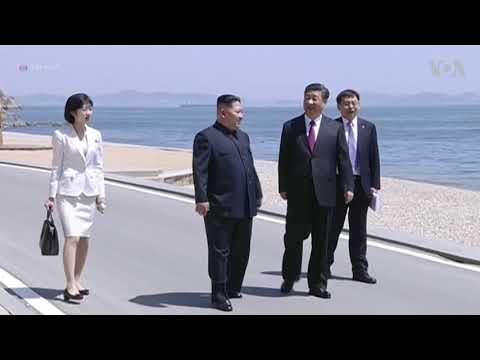 North Korea leader Kim Jong Un Meets China's Xi Jinping