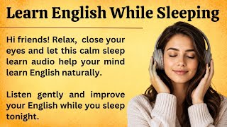 How to Learn English in Your Sleep || Improve Your English While Sleeping 