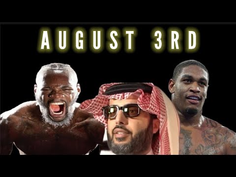 BREAKING NEWS ❗DEONTAY WILDER VS JARED ANDERSON SET FOR AUGUST 3RD ❗????