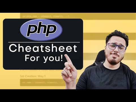 php Cheatsheet  for Beginners 