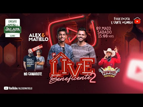 Alex e Matielo - Live Beneficente 2 | #FiqueEmCasa e Cante #Comigo