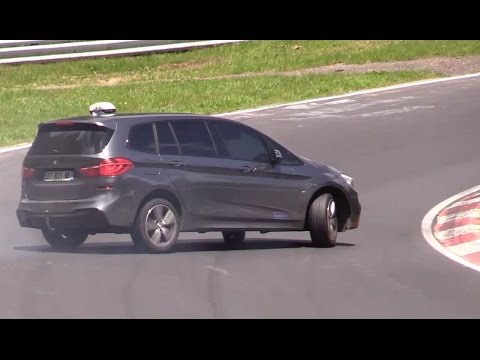 BIG BMW 2er Gran Tourer DRIFT & Skills Nordschleife Nürburgring Touristenfahrten almost crash