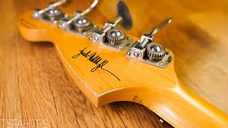 Video thumbnail for Fender’s BEST LOOKING Bass?!?  Fender JMJ 'Justin Meldal-Johnsen' Road Worn Mustang Bass by TheSuperFunAwesomeHappyTimePedalShow