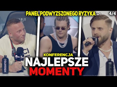(Ferrari, Denis, Natan, Szachta...) - KONFERENCJA CLOUT MMA 5 - NAJLEPSZE MOMENTY *4/4*